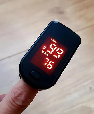 Medical Household Digital Fingertip Pulse Oximeter Blood Oxygen Saturation Meter • £9.50