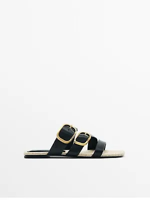 Massimo Dutti Leather Sandals • $82