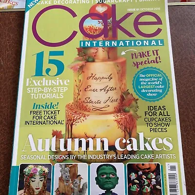 Cake International Cake Decorating Magazine 2016 • £3.80