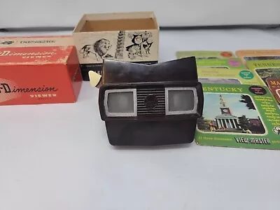 1950's Sawyers Bakelite 3D View-Master Model E W/ Box + 21 Reels • $19.99