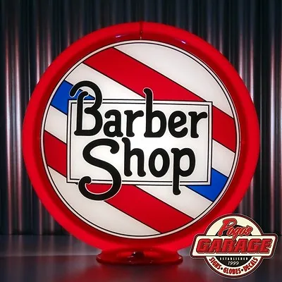 Barber Shop Pole Advertising Globe -  Made By Pogo's Garage • $179