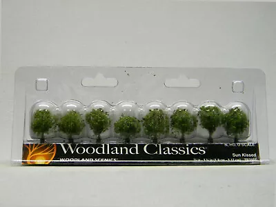 WOODLAND SCENICS SUN KISSED TREES 8 PACK Scene N HO O GAUGES TR3501 WDS3501 NEW • $12.84