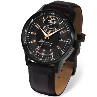 Vostok-Europe Gaz-Limousine Automatic Orange Black Watch - Brand New • $459