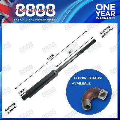 Fits Massey Ferguson Exhaust Silencer TE20 MF35 MF135 148 165 Black EX • £33.99