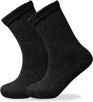 Mens Diabetic Winter Socks Merino Wool Soft Thick Non Elastic Sock UK Size 6-11 • £6.67