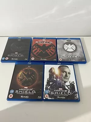 Marvel: Agents Of Shield Complete Seasons 1-5 - Blu Ray Box Sets - UK PAL • £20