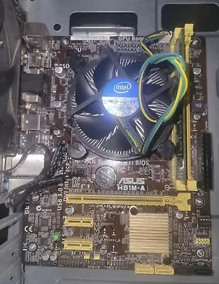 Intel 3.0 GHz I5 4430 CPU + ASUS H81M-A Motherboard + 8GB RAM Tested • $38