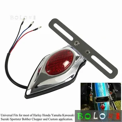 TearDrop LED Taillights License Plate Lamp For Kawasaki Vulcan Road Star VTX VN  • $29.98