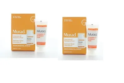 2 X Murad Environmental Shield Intensive C Radiance Peel 0.33oz/10ml TRAVEL   • $5.99