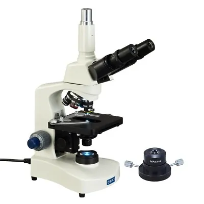 OMAX 40X-2500X Dry Darkfield Trinocular Siedentopf Microscope 3W LED Light • $463.99