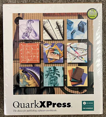 Quark XPress 4.1 CD-Rom For Windows With 3.5” Disks And Mac Install -SEALED (A1) • $69.99