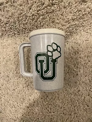 Vintage Ohio University Coffee Mug Plastic Throwback Casual Bobcats • $12.68