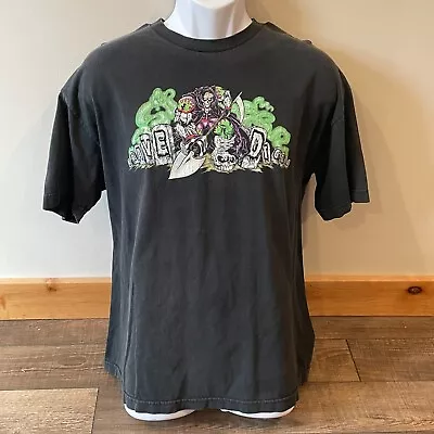 Vintage 2001 Monster Jam Gravedigger Men's T-Shirt XL • $35