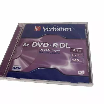 Verbatim 8x DVD+R DL Double Layer Couche 8.5gb 43540 Blank Copying Games Movies • $4.95