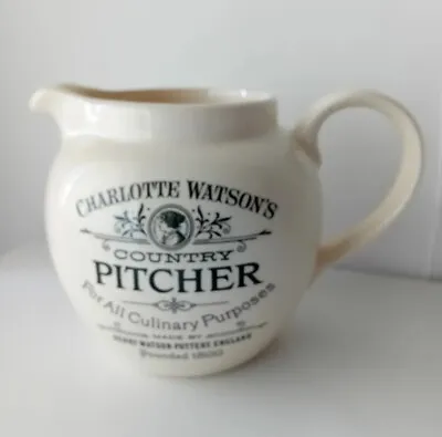Charlotte Watson’s Ceramic Pottery Pitcher Henry Watson Very Good Condition • £12.99