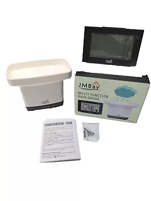 Wireless Digital Rain Gauge With Thermometer Self-Emptying Rain Collector NEW • $47.99