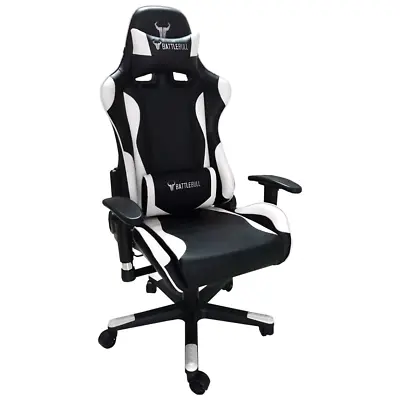 $204 • Buy NEW BattleBull Combat Gaming Chair Black/White BB-620960