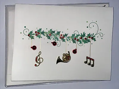 Papyrus Christmas Greeting Card - Musical Wreath • $5
