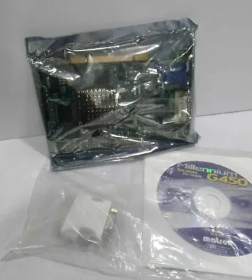 Matrox 7003-0301 Rev A Video Card PCB Millenium G450 PCI Dual VGA Connector • $331.25