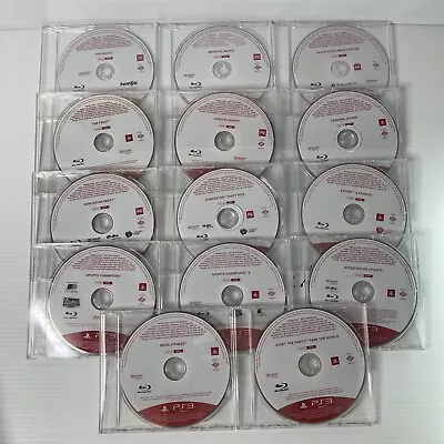 14x Official PS3 Playstation 3 PS Move PAL  PROMO Game Bundle GC-VGC Discs • $59.95