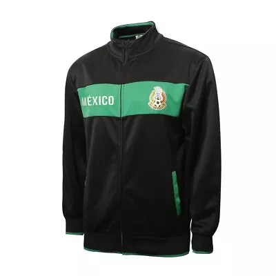 Men's Standard Mexico National Soccer Team Track Jacket Black X-Large • $51.52