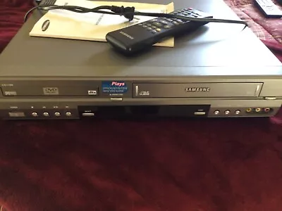 Samsung DVD VCR Combo W/Remote/Manual/ VHS DVD-V1000 • $59