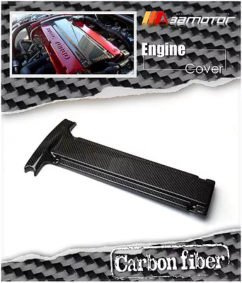 Carbon Engine Bay Room Spark Plug Cover Fit For Mitsubishi Evolution EVO 7 8 9 • $118.75