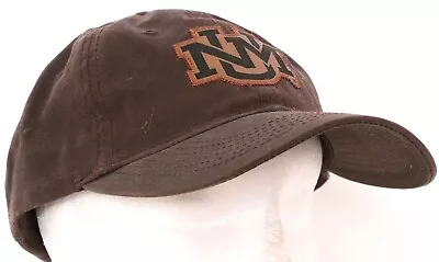 NEW New Mexico NMU Wildcats Blue 84 Brown Patch Adjustable Chino Cap Hat Adult • $25.47