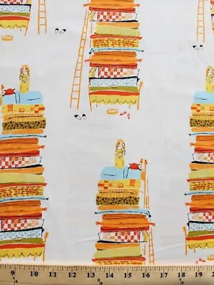 Cotton Far Far Away Heather Ross Princess And The Pea Fabric Print BTY D587.19 • $13.95