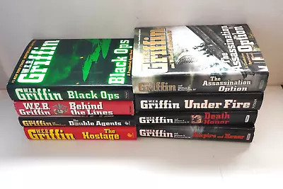 W.E.B. Griffin Hardcover Book Lot Of 8. • $9.95