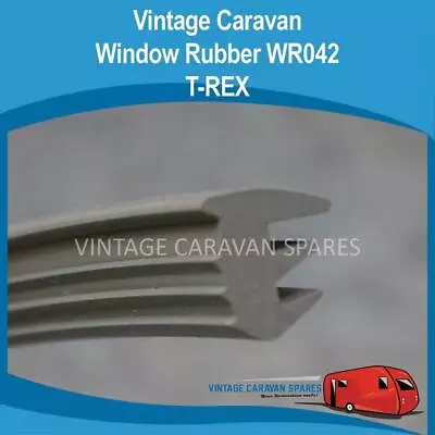 Caravan WINDOW RUBBER  ( T-REX ) Vintage Roma  Chesney Franklin Viscount   WR042 • $3.40