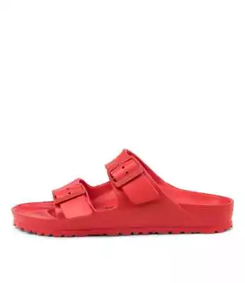 New Birkenstock Arizona Eva Active Red Eva Slides Active Red Womens Shoes Casual • $79.95