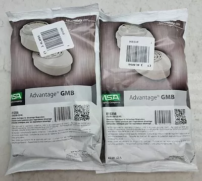 4 Pack MSA Advantage GMB Chemical Cartridges Acid Gas 815356  • $17.99