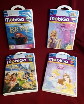 V-tech Mobigo Disney Game Lot - 4 Games • $28.32