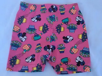 DISNEY Baby Girls Hot Pink Minnie Mouse Cotton Shorts Size 0 • $6.99