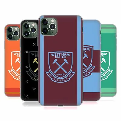 OFFICIAL WEST HAM UNITED FC 2020/21 CREST KIT GEL CASE FOR APPLE IPHONE PHONES • $32.95