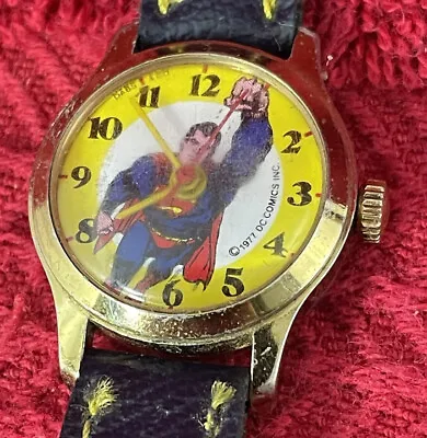 1977 Wind-up Dabs Superman Watch Works • $50