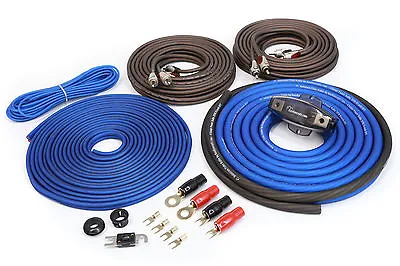 KnuKonceptz TRUE 4 Gauge 4 Channel Kolossus OFC Amp Installation Wiring Kit • $64.99