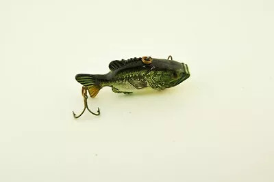 Vintage Mann Leroy Brown Minnow Antique Fishing Lure RS12 • $14.50