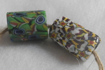 £32.48 • Buy Japanese Old Ojime 2 Beads Beautiful Design Carve Unknown Mixed Material...