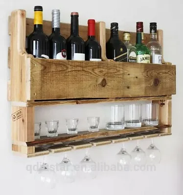 £45 • Buy Large Bar Shelf, Gin Shelf, Kitchen Shelf, Bar, Drinks Shelf, Alcohol Shelf