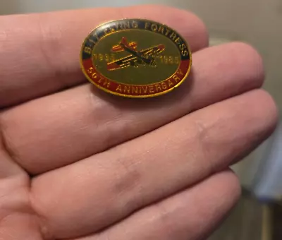 B-17 Flying Fortress 50th Anniversary Pin • $10