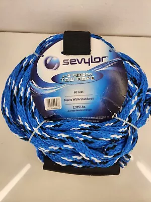 Brand New Sevylor Blue / White Boat Tube Inflatable 60 Foot Tow Rope 1-2 Person • $21.99