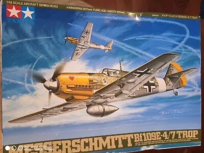 Tamiya 1/48 Messerschmitt Bf109E-4/7 Trop Item # 61063 • $17