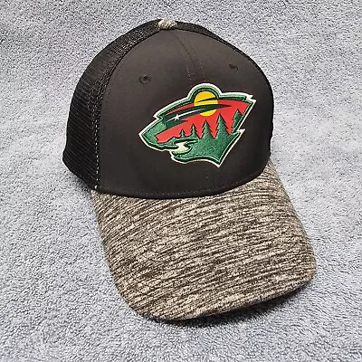 Minnesota Wild Hat Fanatics Pro Second Season Trucker Snapback Cap OSFM NHL • $16.99