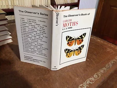 Observers Book Of Larger Moths 1974 From John Cleggs Collection • £20