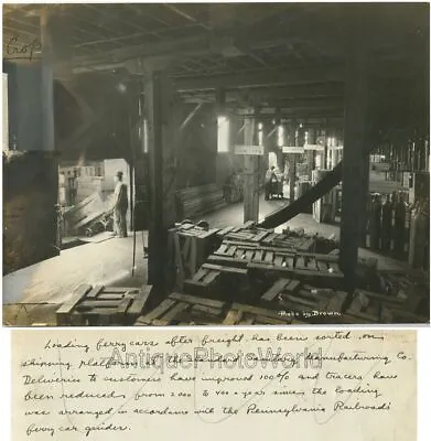Pittsburgh PA Workers At Ferry Loading Dock Standard Sanitary Mfg Antique Photo • $28