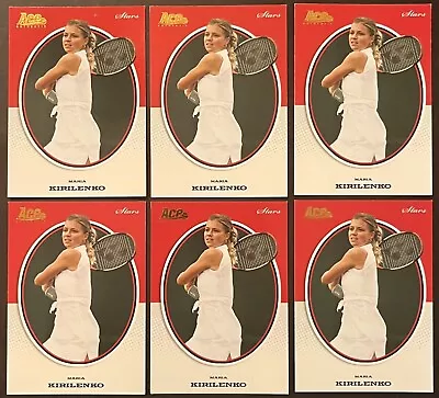 (6) 2007 2008 Ace Grand Slam Ii Maria Kirilenko #s19 Bronze Stars @ Not Mint • $1.50