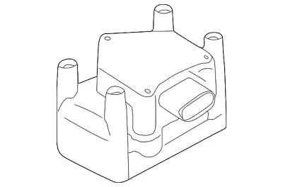 Genuine Volkswagen Ignition Coil 032-905-106-F • $198.85