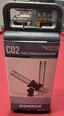 Samson C02 Pair Pencil Condenser Studio Recording Overhead Microphones Mics • $51.12